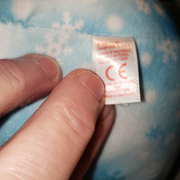 Super Cute Ty Squishy Beanies Collection "Fleck" the Snowman - Picture 6 of 11